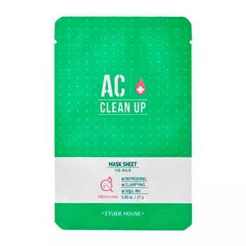 Тканевая маска Etude House AC Clean Up Mask Sheet