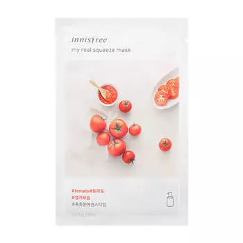 Тканевая маска Innisfree It's Real Squeeze Mask - Tomato