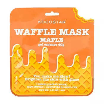 Тканевая маска Kocostar Waffle Mask Maple