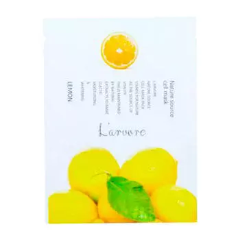 Тканевая маска L’arvore Nature Source Cell Mask Lemon