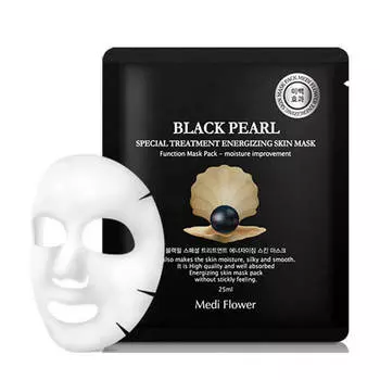 Тканевая маска Medi Flower Special Treatment Energizing Skin Mask Black Pearl