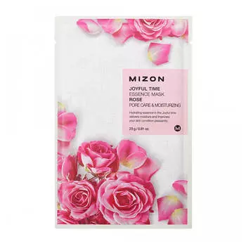 Тканевая маска Mizon Joyful Time Essence Mask - Rose