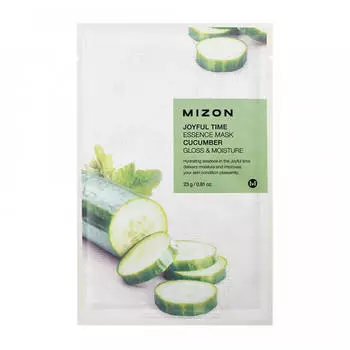 Тканевая маска Mizon Joyful Time Essence Mask - Cucumber