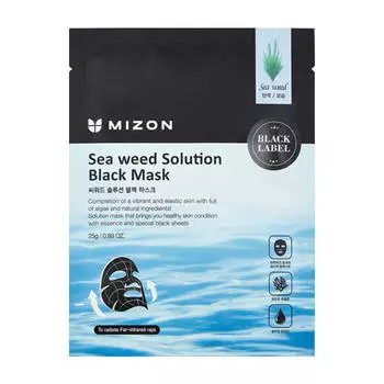 Тканевая маска Mizon Sea Weed Solution Black Mask