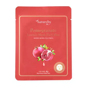 Тканевая маска Natureby Pomegranate Essence Mask Pack Plus
