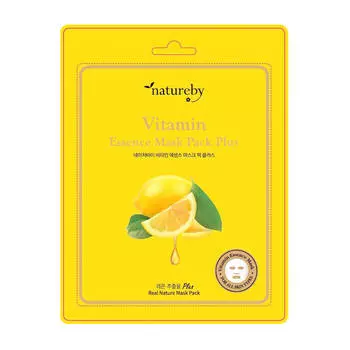 Тканевая маска Natureby Vitamin Essence Mask Pack Plus