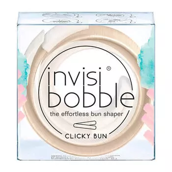 Заколка для волос Invisibobble Clicky Bun - To Be Or Nude To Be