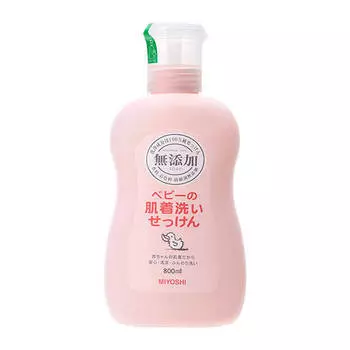 Жидкое мыло для стирки Miyoshi Additive Free Laundry Liquid Soap (For Babies)