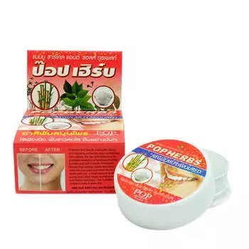 Зубная паста POP Herbs Bamboo Charcoal &amp; Salt Toothpaste (30 г)