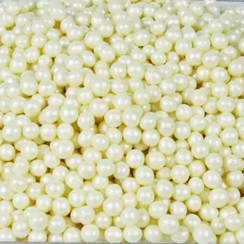 Драже рисовое в глазури Белый жемчуг 6 мм