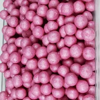 Драже рисовое в глазури Розовый жемчуг 12 мм