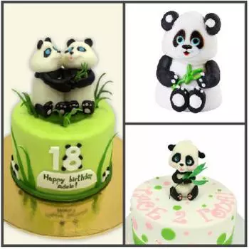 Фигурка сахарная Панда 1 шт