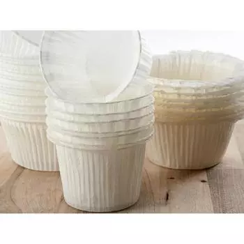 Форма бумажная маффин белый 25 шт