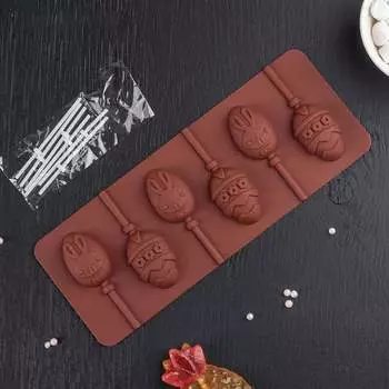 Форма для леденцов и шоколада Пасхальные яйца