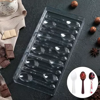 Форма для шоколада 10 ячеек Ложки