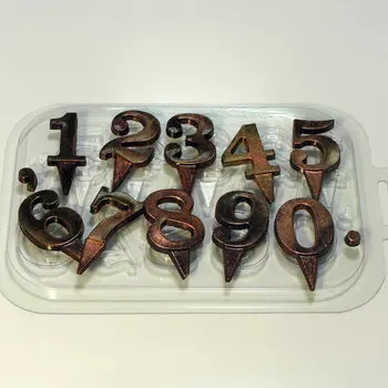 Форма для шоколада «Цифры на ножке»