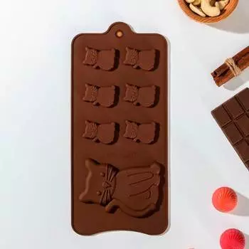 Форма для шоколада Котик