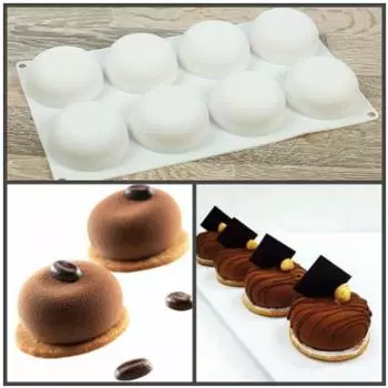 Форма кондитерская 8 ячеек Стоун (Stone)