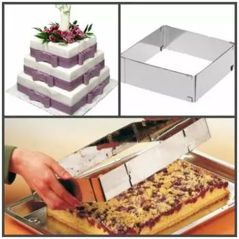 Форма раздвижная металлическая Квадрат