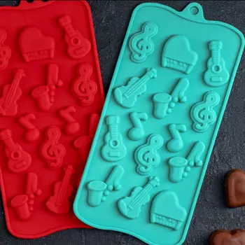 Форма силиконовая 14 ячеек Музыкант