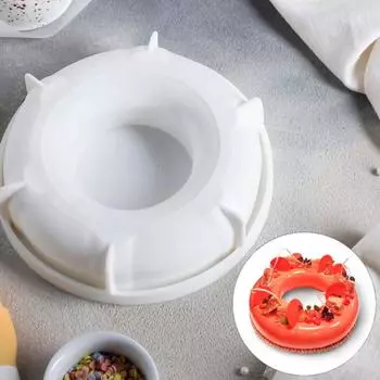 Форма силиконовая для муссовых десертов Кольцо-16