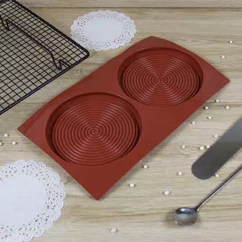 Форма силиконовая Два Диска Спираль