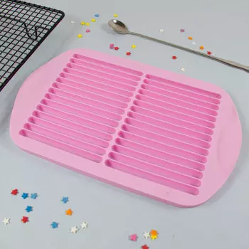 Форма силиконовая Шоколадные палочки 30 ячеек