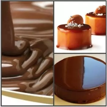 Гель зеркальный шоколад Dorte 1 кг