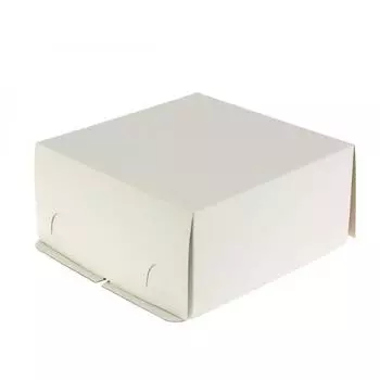 Кондитерская упаковка, короб белый 28х28х14 см