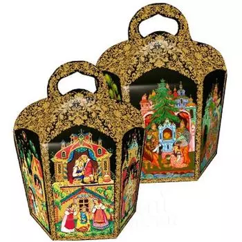 Коробка Палех 30 см