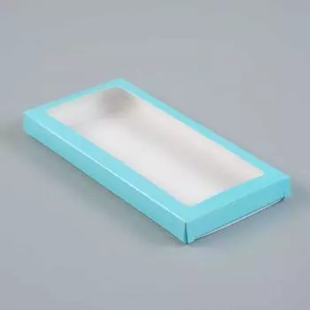 Коробочка для плитки шоколада (Голубой)