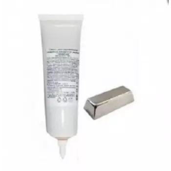 Краситель гелевый 100 г серебряный