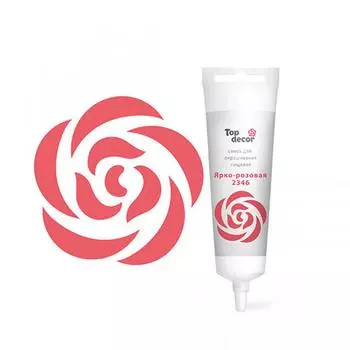 Краситель гелевый 100 г Ярко-розовый