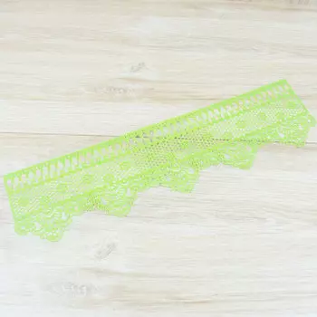 Кружево из айсинга Королевское салатовое 1 шт