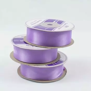 Лента атласная Сиреневая 2,5 см