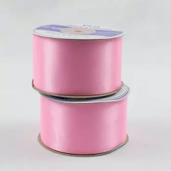 Лента атласная Ярко-розовый 5 см