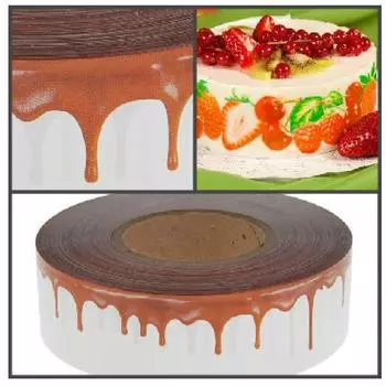 Лента бордюрная Шоколад 3 м