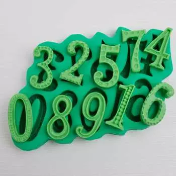 Молд цифры большие - 4 см.