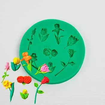 Молд Цветочное Ассорти