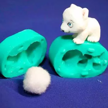 Молд силиконовый 3D Медвежонок