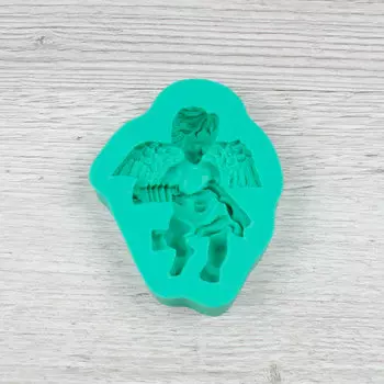 Молд силиконовый Ангелочек с гармошкой