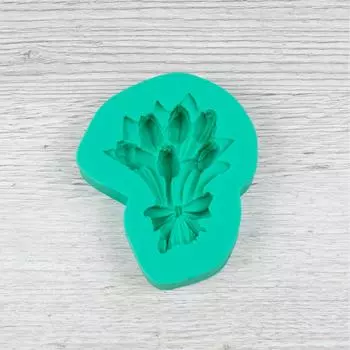 Молд силиконовый Букет тюльпанов