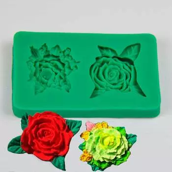 Молд силиконовый Цветущие розы