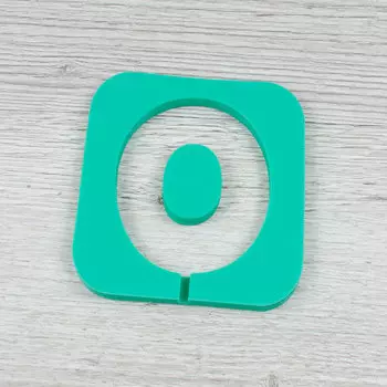 Молд силиконовый для леденцов и шоколада Цифра ноль