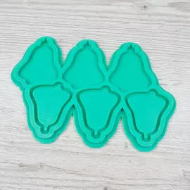 Молд силиконовый для леденцов и шоколада Колокольчики