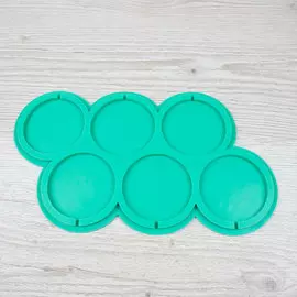 Молд силиконовый для леденцов и шоколада Круг-7