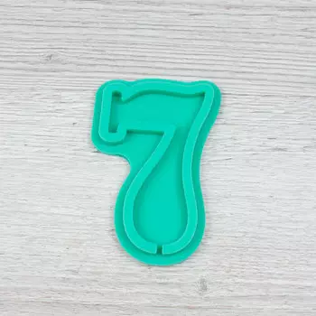 Молд силиконовый для леденцов и шоколада Семь