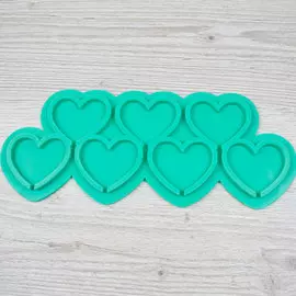 Молд силиконовый для леденцов и шоколада Сердце
