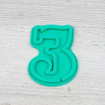 Молд силиконовый для леденцов и шоколада Три