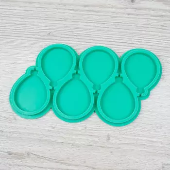 Молд силиконовый для леденцов и шоколада Воздушные шарики